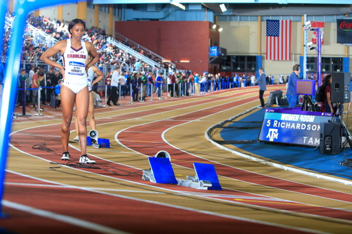 Aliyah Abrams in action at the 2019 NCAA Indoor Championships | March 8, 2019 | Photo by Walt Middleton