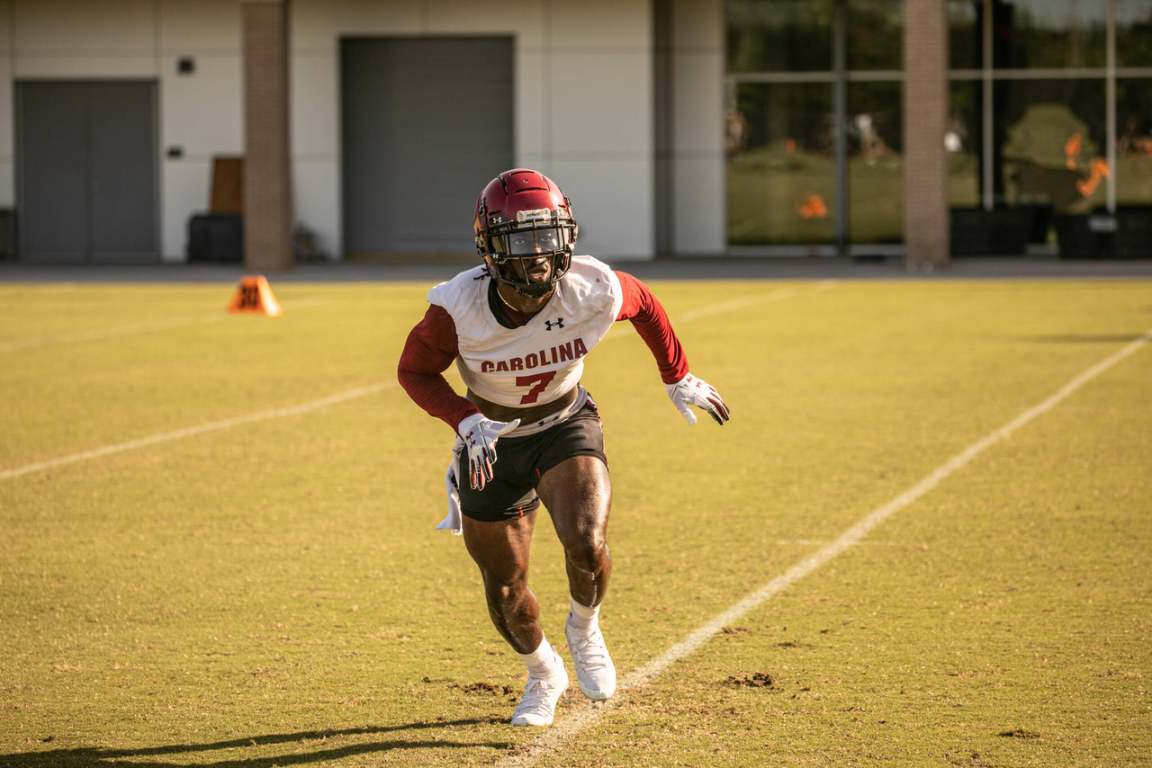 Jammie Robinson (7) | Thursday, Sept. 3, 2020 | Ken & Cyndi Long Football Operations Center | Columbia, S.C. | Photos by South Carolina Athletics