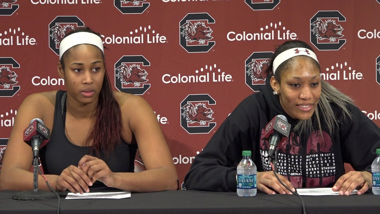 POST-GAME: Alaina Coates, A'ja Wilson on Alabama — 1/1/17