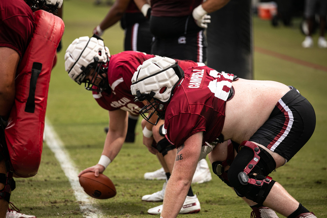 Wyatt Campbell (68) | Saturday, Aug. 22, 2020 | Ken & Cyndi Long Football Operations Center | Columbia, S.C. | Photos by South Carolina Athletics