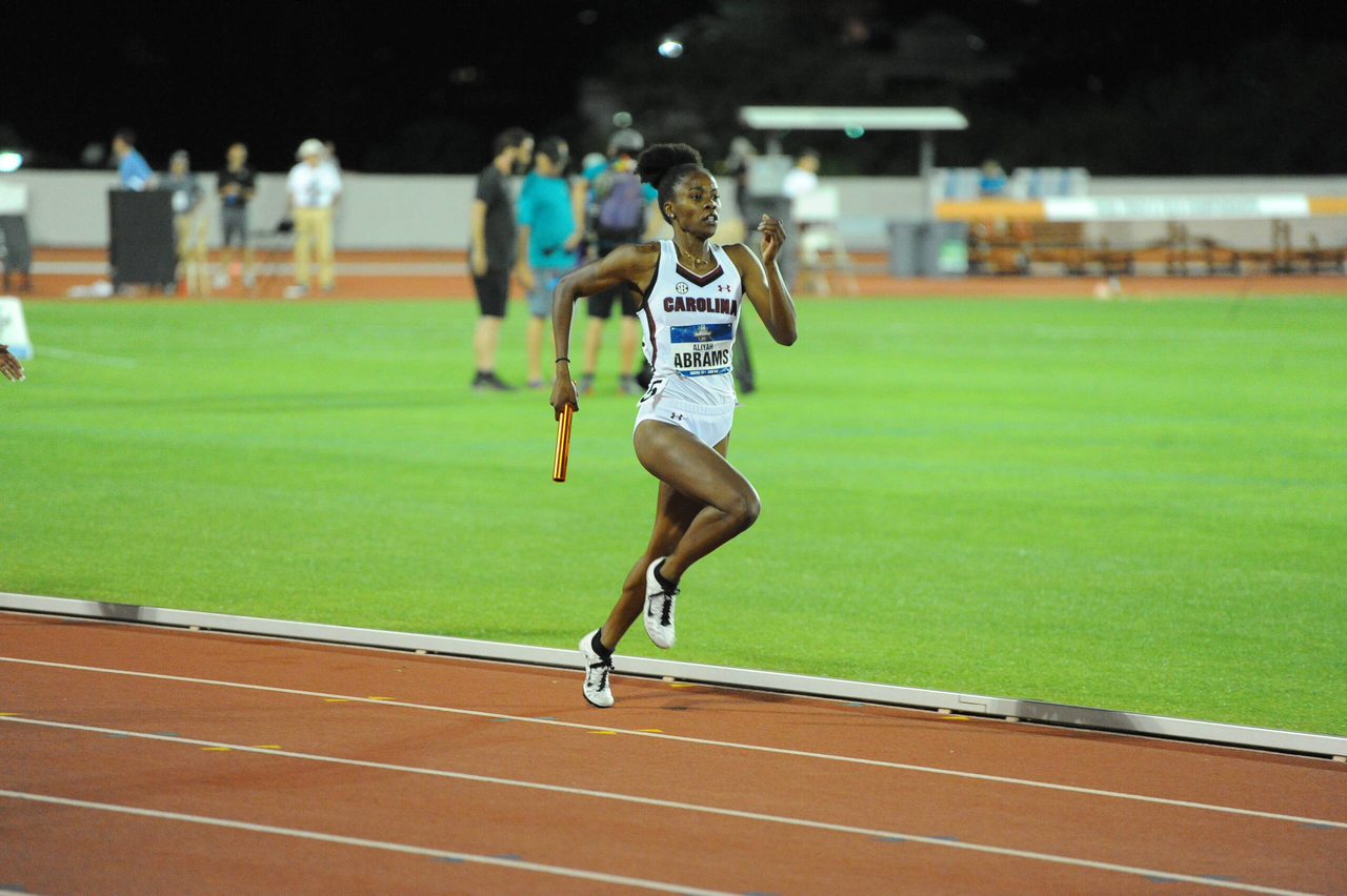 Aliyah Abrams in action at the 2019 NCAA Outdoor Championships | June 5-8, 2019 | Photos by Cheryl Treworgy
