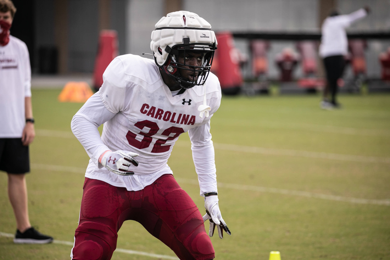 Mohamed Kaba (32) | Monday, Aug. 24, 2020 | Ken & Cyndi Long Football Operations Center | Columbia, S.C. | Photos by South Carolina Athletics
