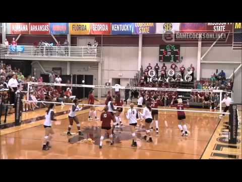 South Carolina Volleyball Battles Arkansas for Five Sets