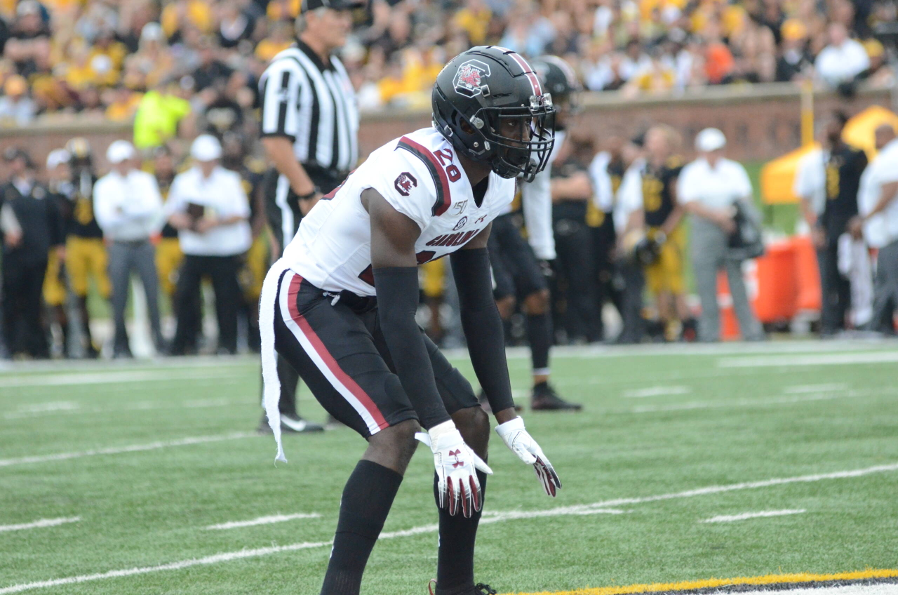 Darius Rush (28) at Missouri (Sept. 21, 2019)