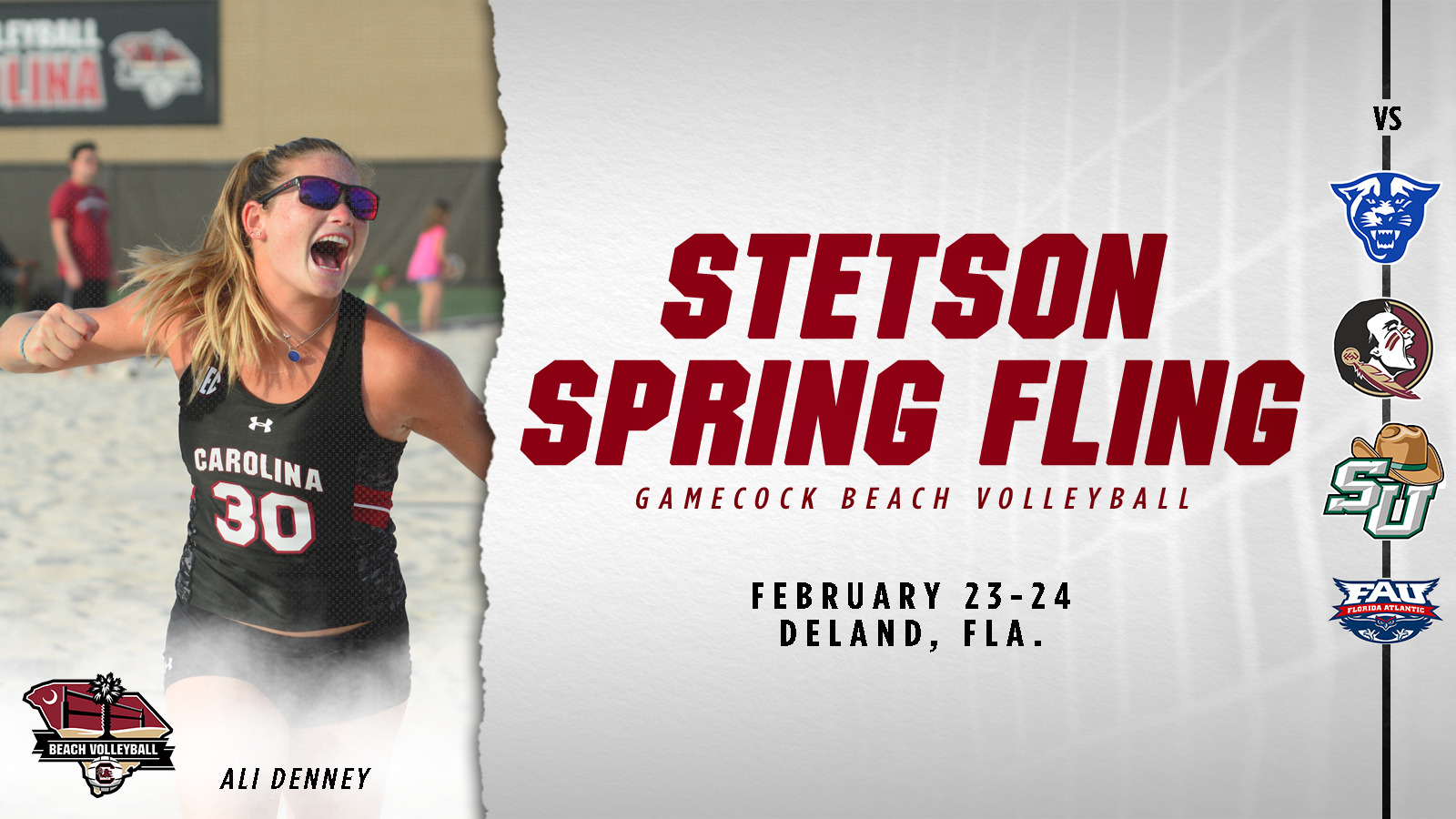 Beach Volleyball Opens 2018 Season at Stetson Spring Fling