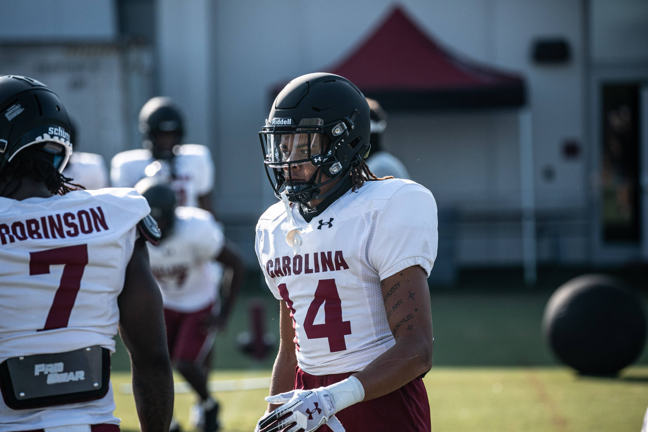 Joey Hunter (14) | Tuesday, Sept. 8, 2020 | Ken & Cyndi Long Football Operations Center | Columbia, S.C. | Photos by South Carolina Athletics