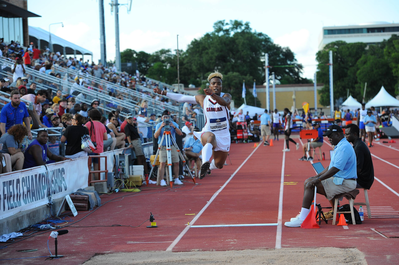 Yann Randrianasolo in action at the 2019 NCAA Outdoor Championships | June 5-8, 2019 | Photos by Cheryl Treworgy