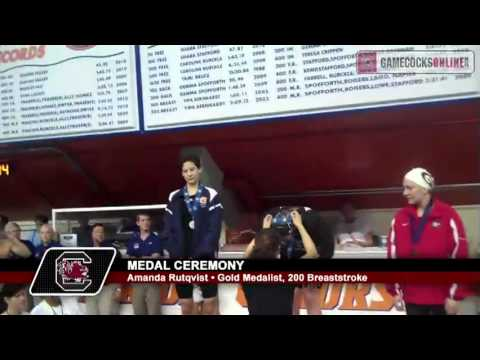 Medal Ceremony: SEC Swimming Championships 2011