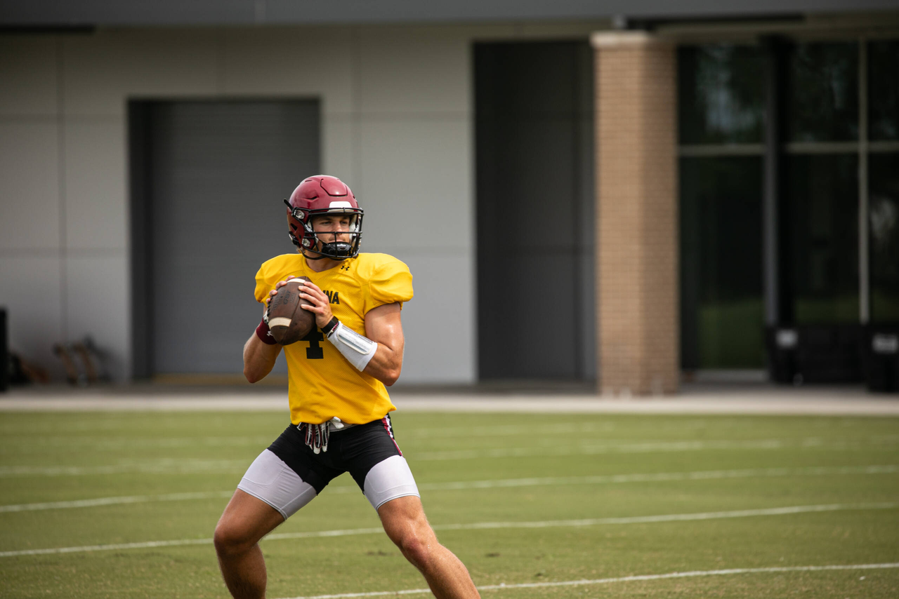 Luke Doty (4) | Saturday, Aug. 22, 2020 | Ken & Cyndi Long Football Operations Center | Columbia, S.C. | Photos by South Carolina Athletics