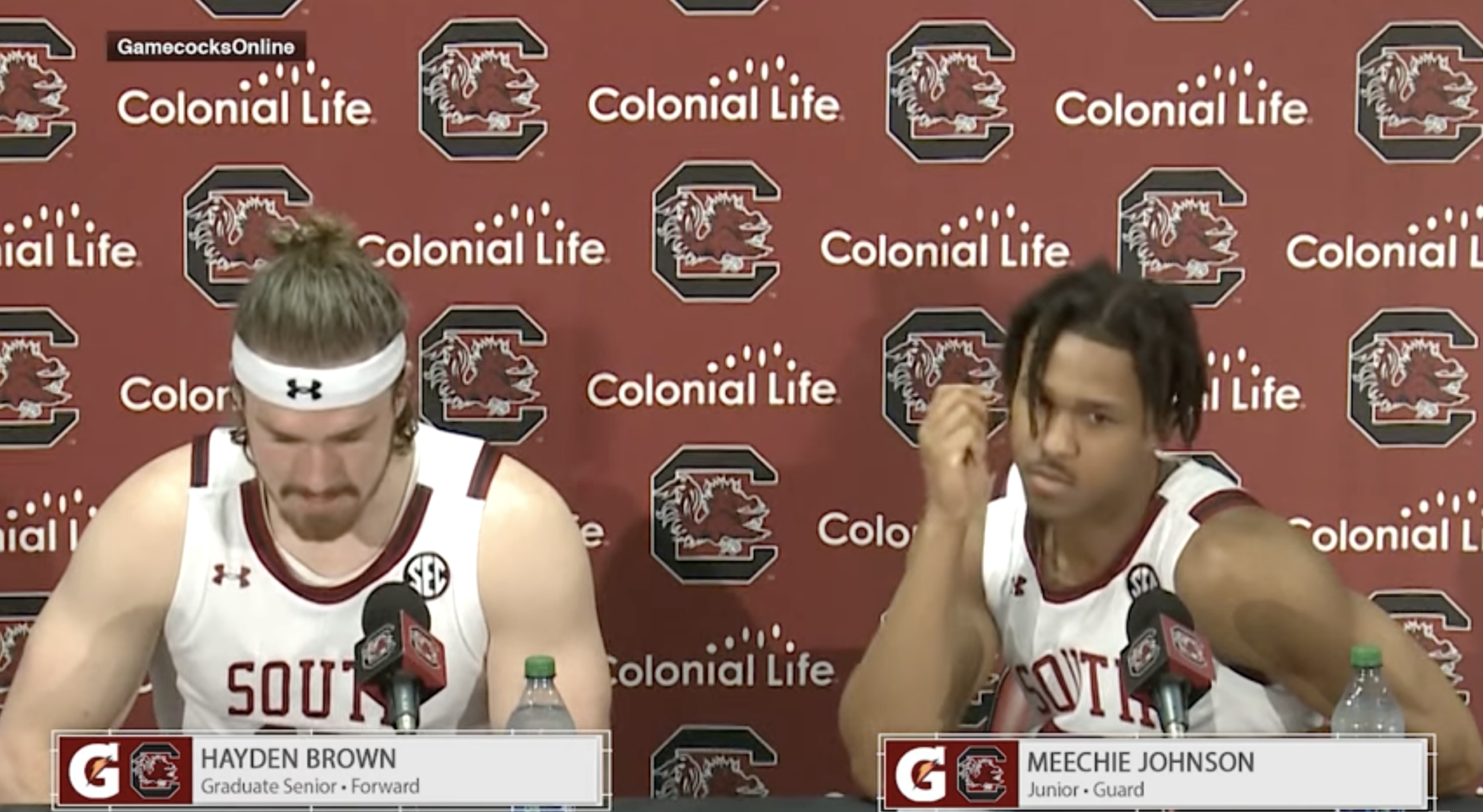 PostGame: (Georgia) Hayden Brown and Meechie Johnson News Conference