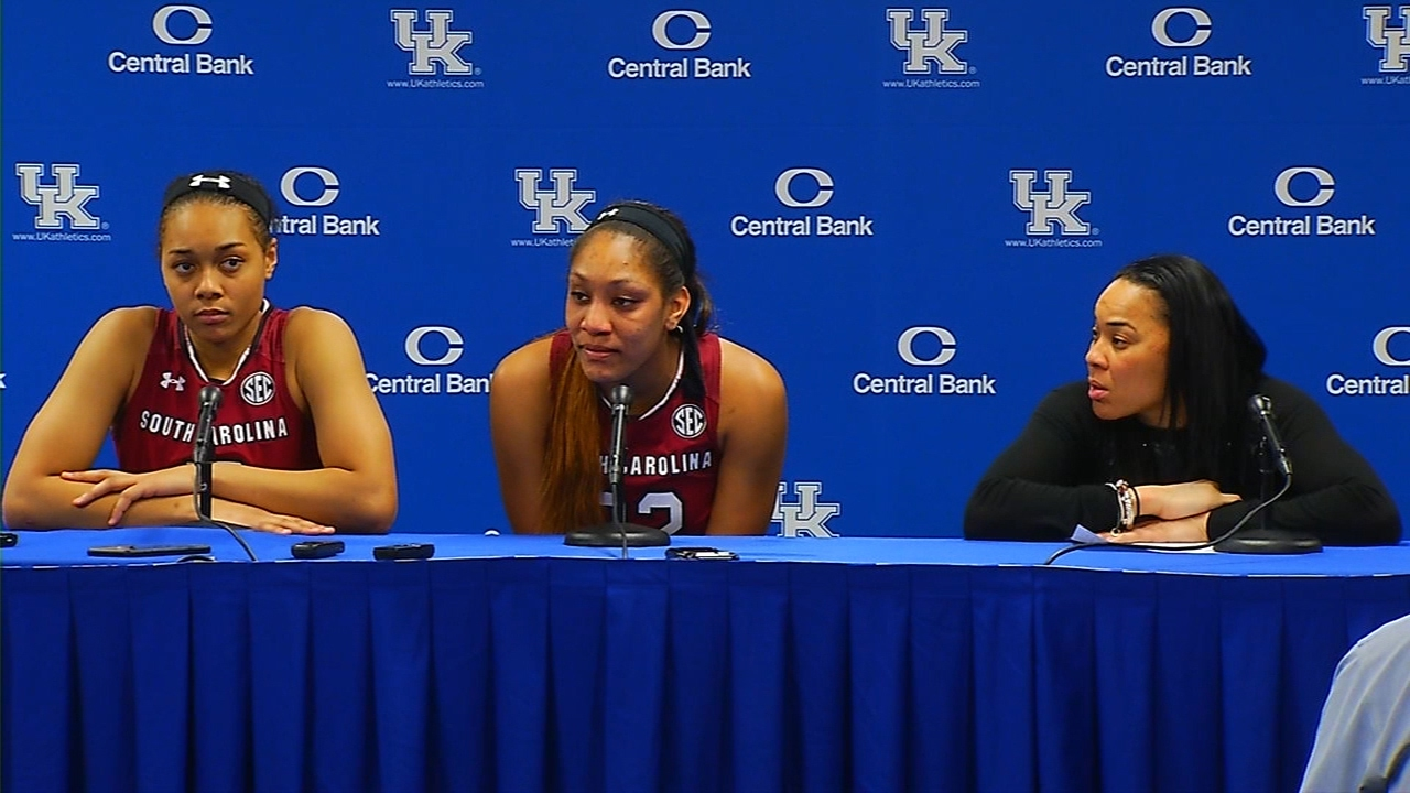 POST-GAME: Allisha Gray, A'ja Wilson on Kentucky — 2/2/17