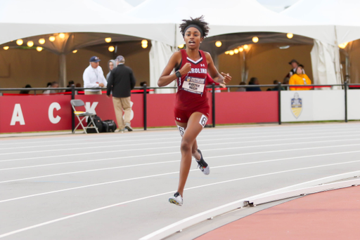 Maryah Nasir in action at the 2019 SEC Outdoor Track & Fi