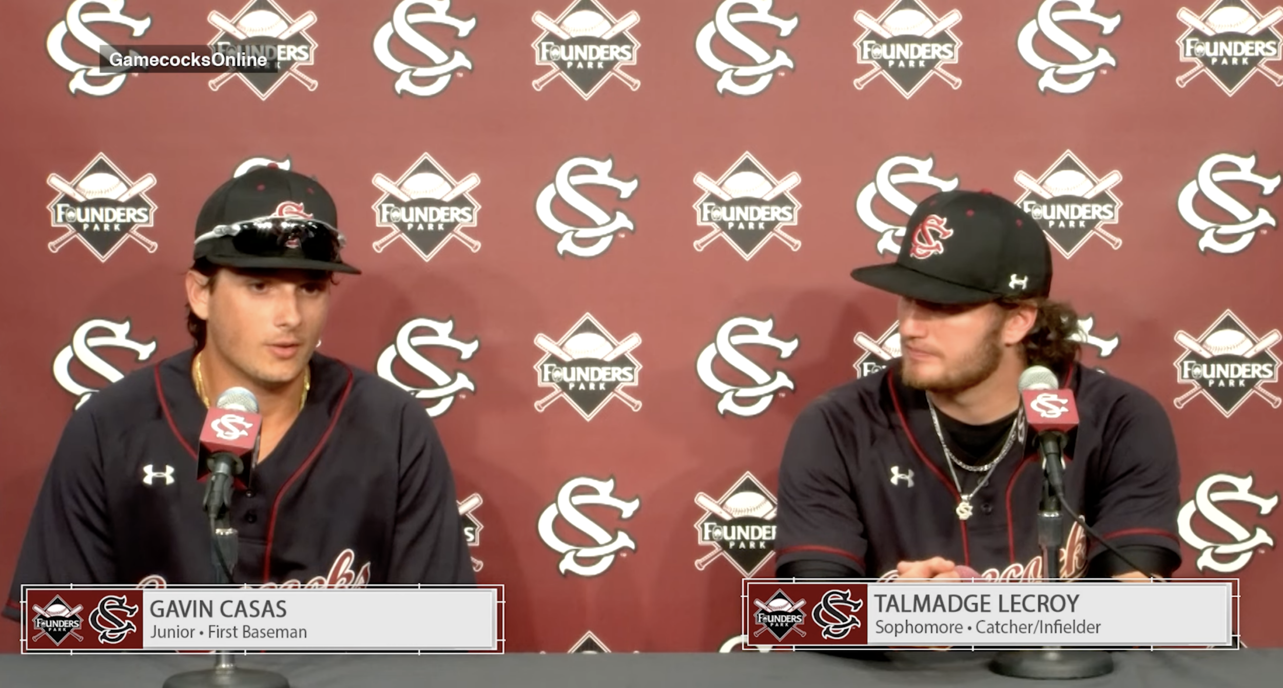 PostGame: (Clemson) - Gavin Casas and Talmadge LeCroy News Conference