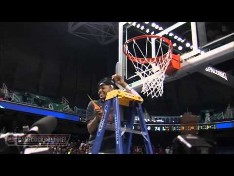 Gamecocks cut down the nets in Greensboro