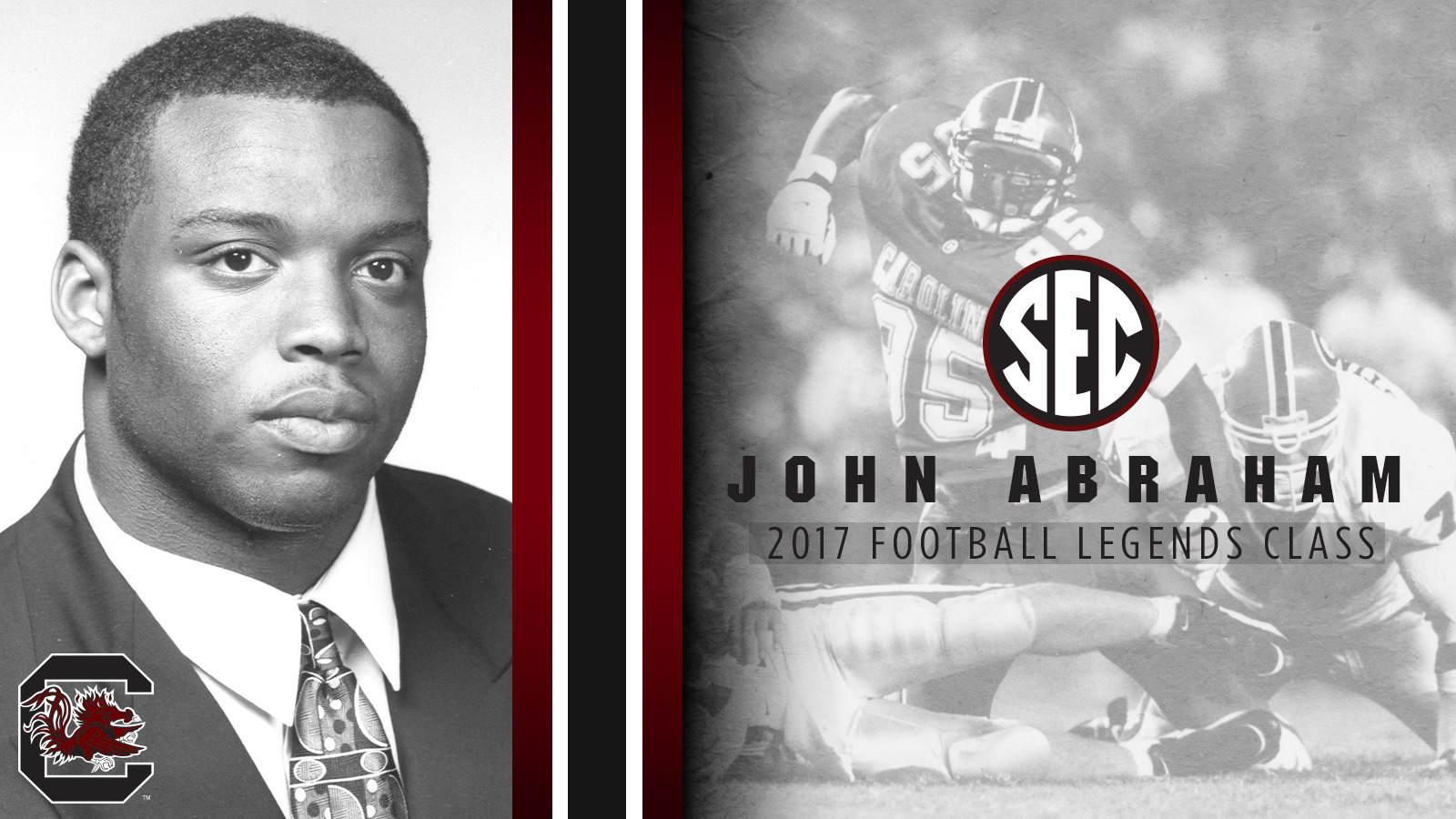 John Abraham Selected as 2017 SEC Legend
