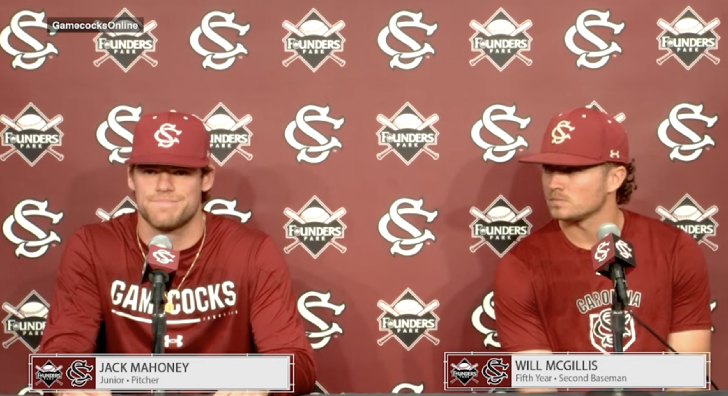 Jack Mahoney and Will McGillis News Conference