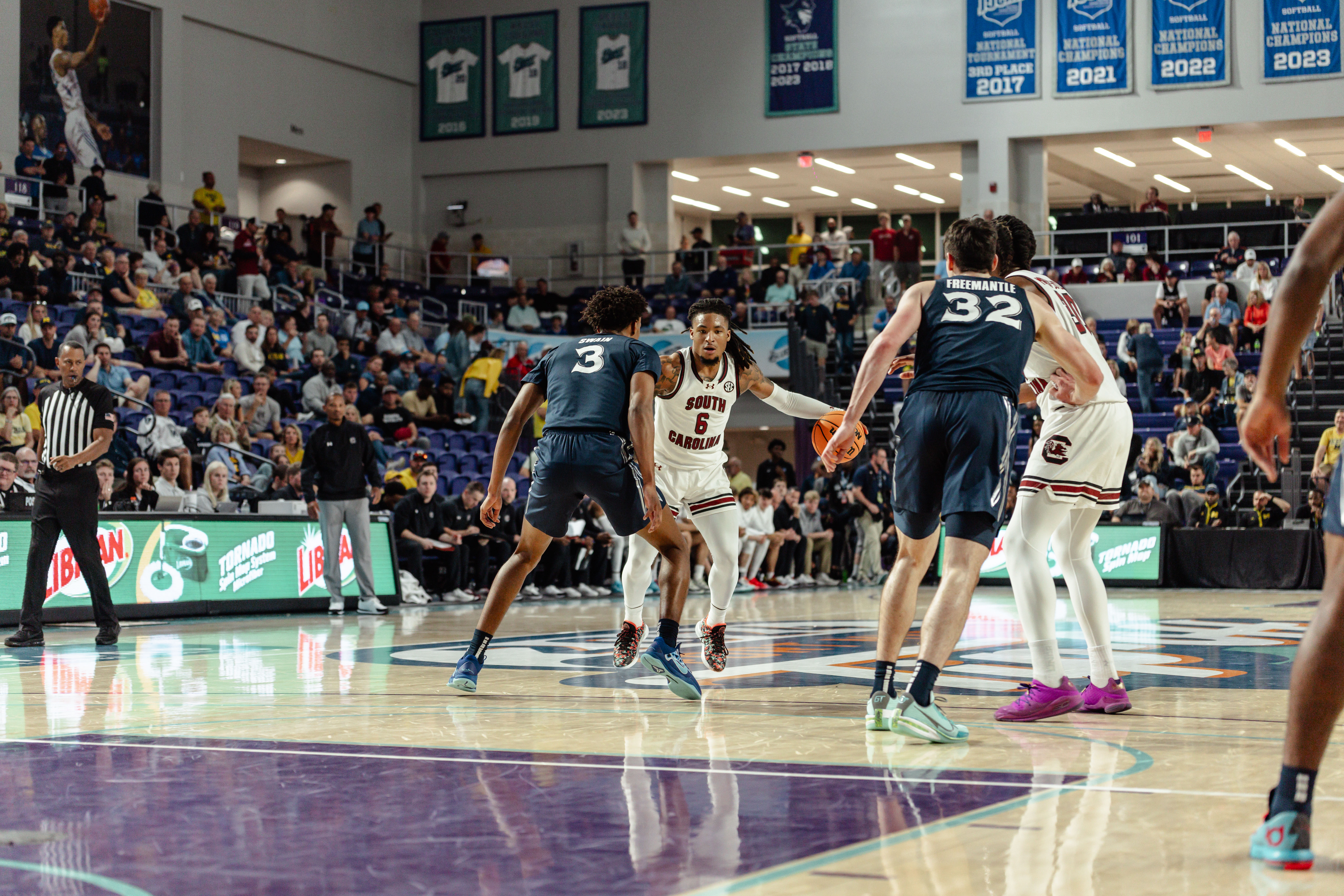 Gamecocks Fall to No. 22/22 Xavier, 75-66, at Fort Myers Tip-Off