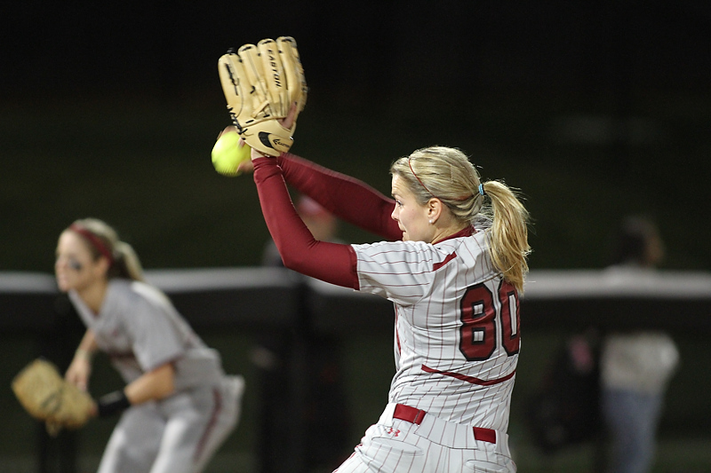 Softball vs. Arkansas 3/9/12