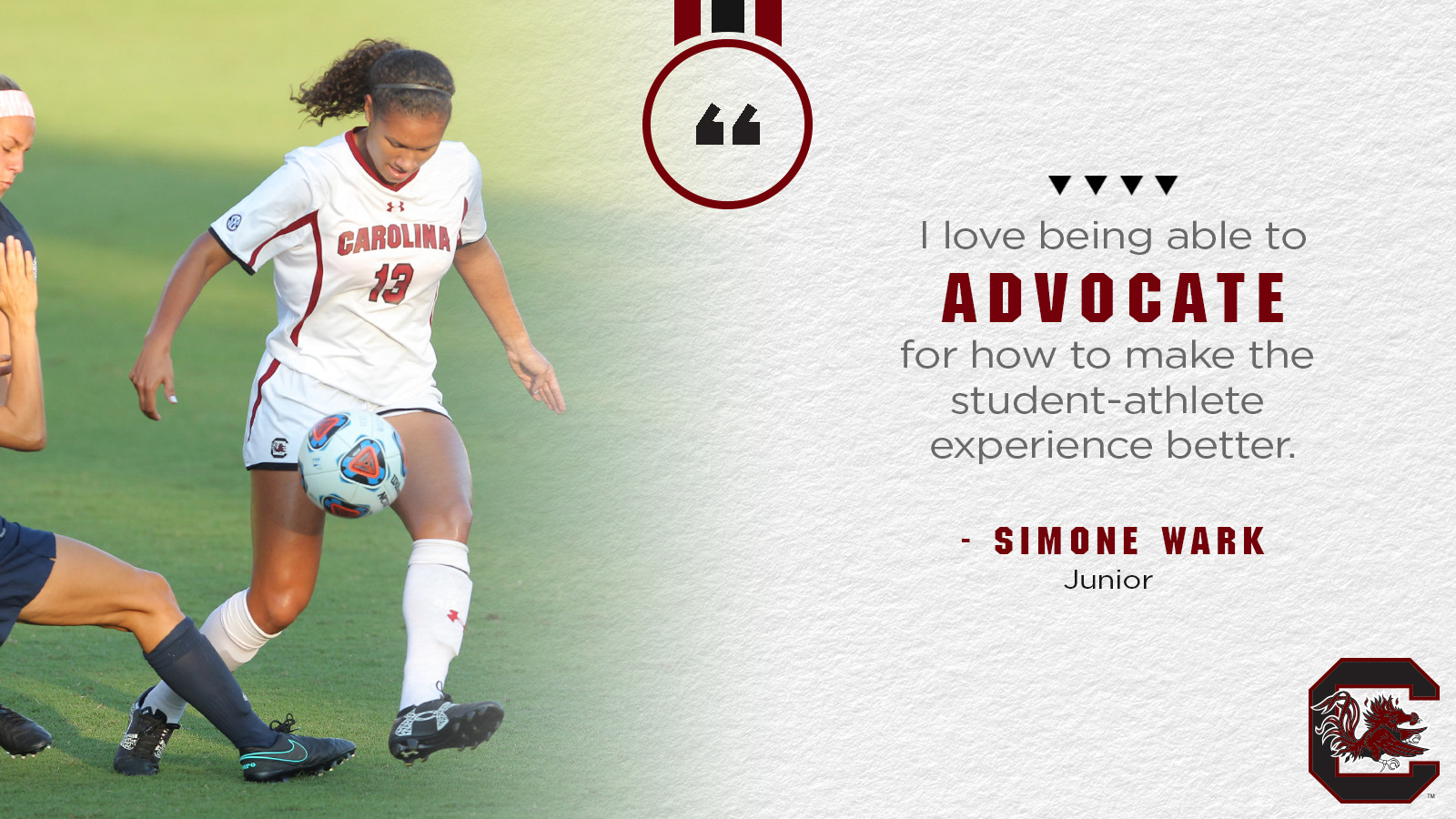 Simone Wark Shows Dedication to Team, Community, & Fellow Student-Athletes