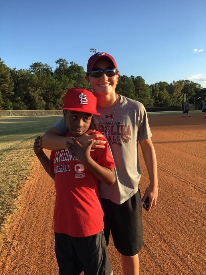 Softball Volunteers with Irmo/Chapin Cardinals