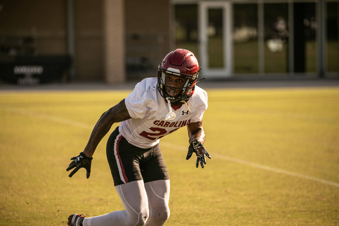 John Dixon (22) | Thursday, Sept. 3, 2020 | Ken & Cyndi Long Football Operations Center | Columbia, S.C. | Photos by South Carolina Athletics