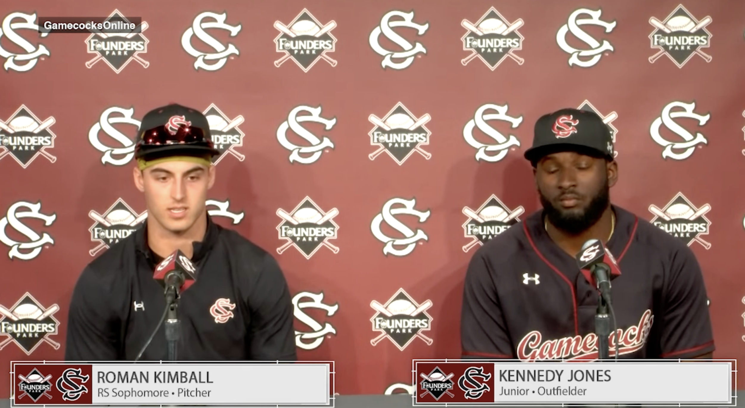 PostGame News Conference: Roman Kimball and Kennedy Jones - (Belmont)