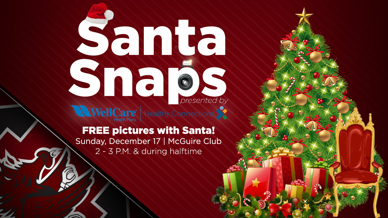 Join Gamecocks for Santa Snaps at Savannah State Game