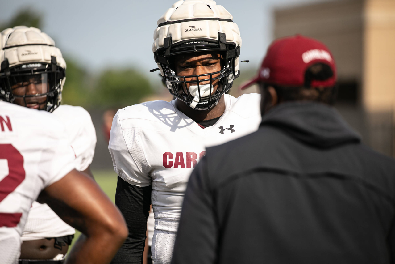 Jordan Burch (3) | Tuesday, Sept. 15, 2020 | Ken & Cyndi Long Football Operations Center | Columbia, S.C. | Photos by South Carolina Athletics