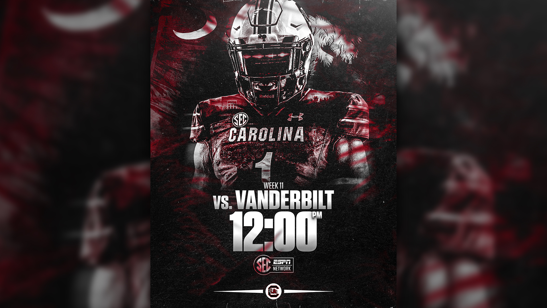 Gamecocks and Commodores Set for Noon Gridiron Battle Saturday