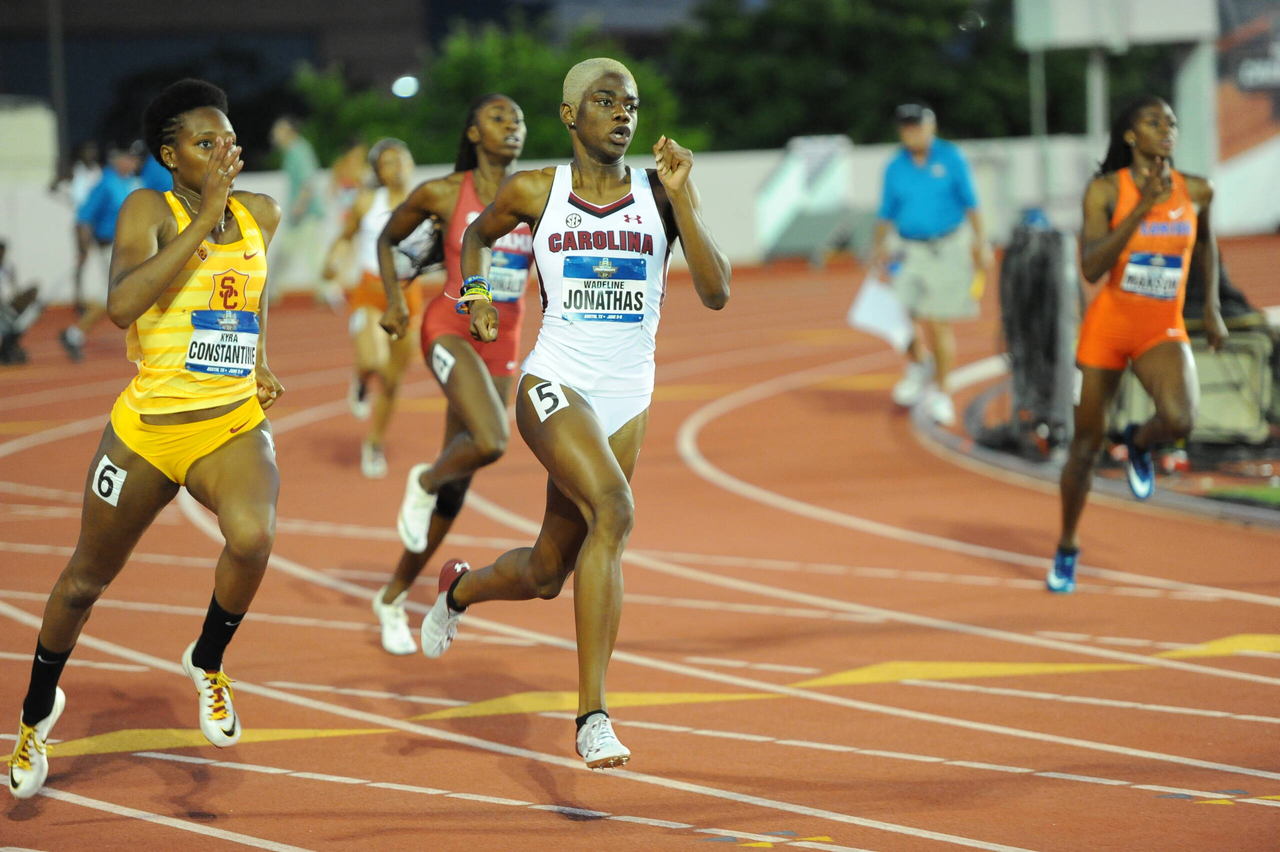 Wadeline Jonathas in action at the 2019 NCAA Outdoor Championships | June 5-8, 2019 | Photos by Cheryl Treworgy