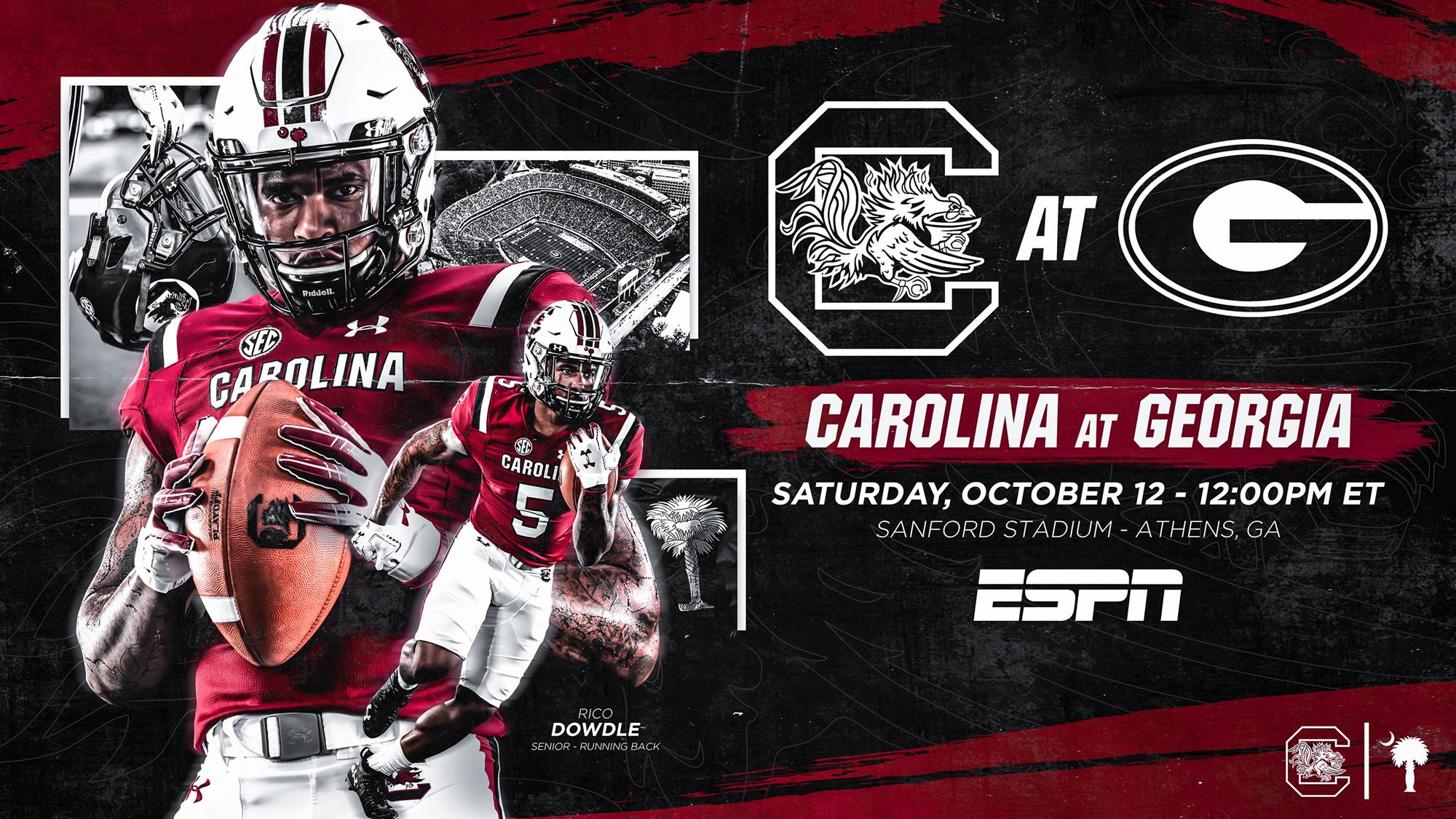 Carolina - Georgia Game Time Announced