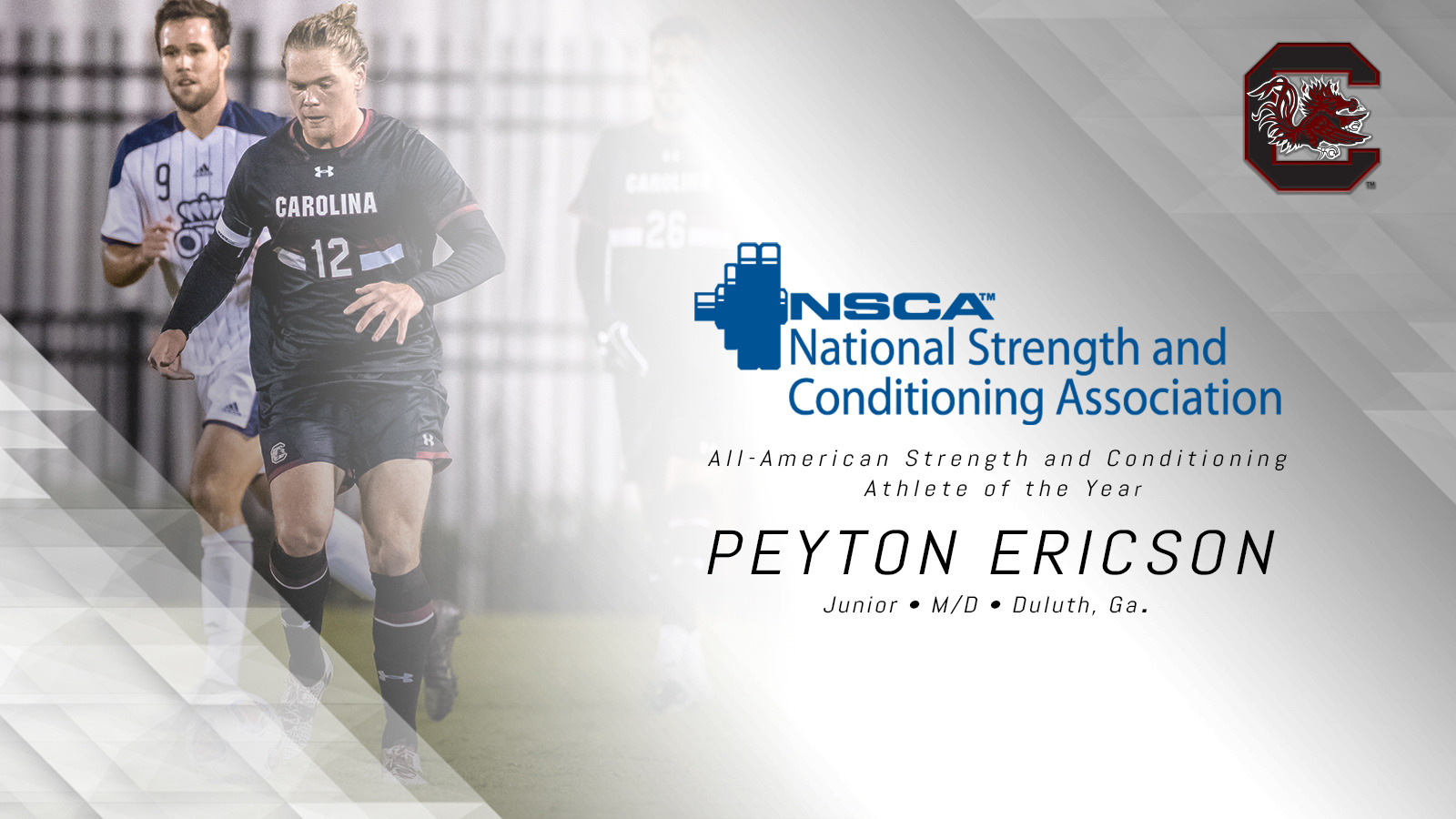 Ericson named All-American Athlete of the Year by NSCA