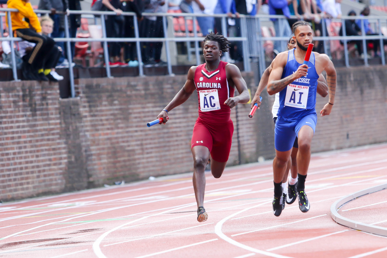Jeremiah Talbert in action at the 125th Penn Relays | Photo by Charles Revelle | April 26, 2019