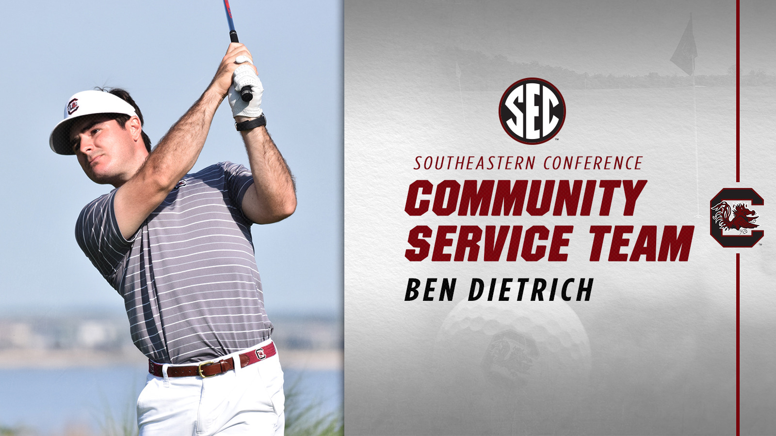 Dietrich named to SEC Community Service Team