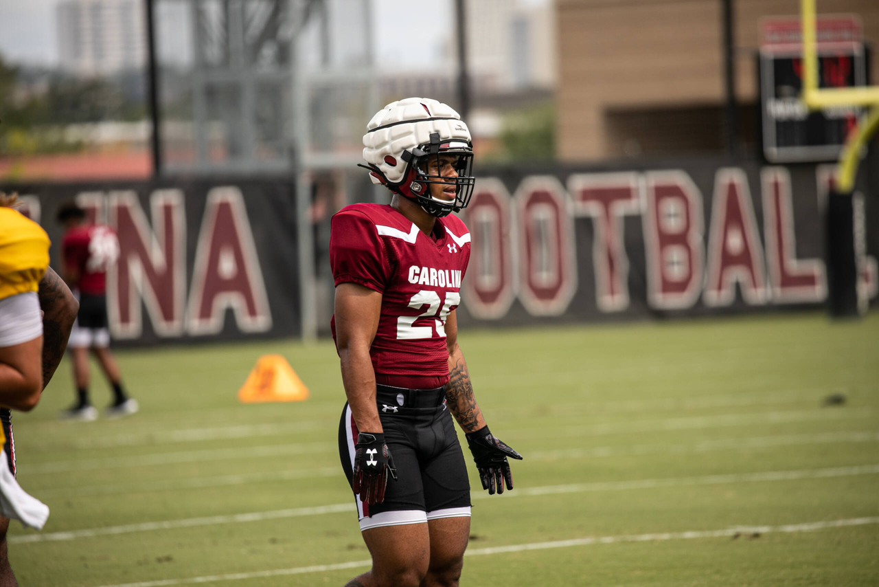 Rashad Amos (25) | Saturday, Aug. 22, 2020 | Ken & Cyndi Long Football Operations Center | Columbia, S.C. | Photos by South Carolina Athletics