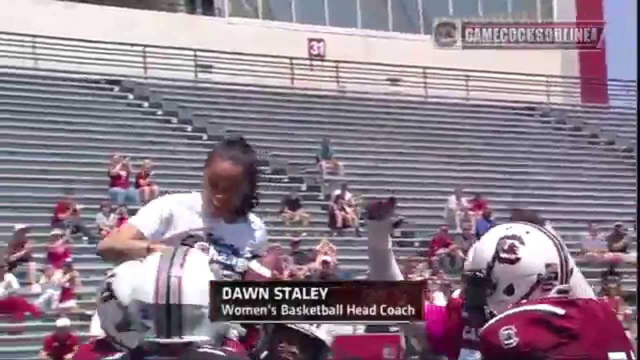 Garnet & Black Spring Game 2014 - Dawn Staley Trick Play