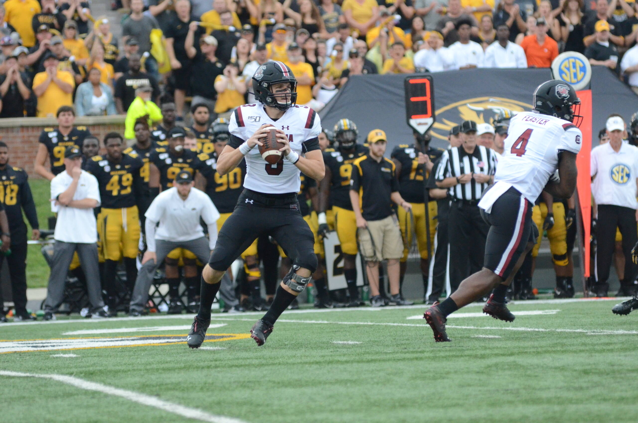 Ryan Hilinski (3) at Missouri (Sept. 21, 2019)