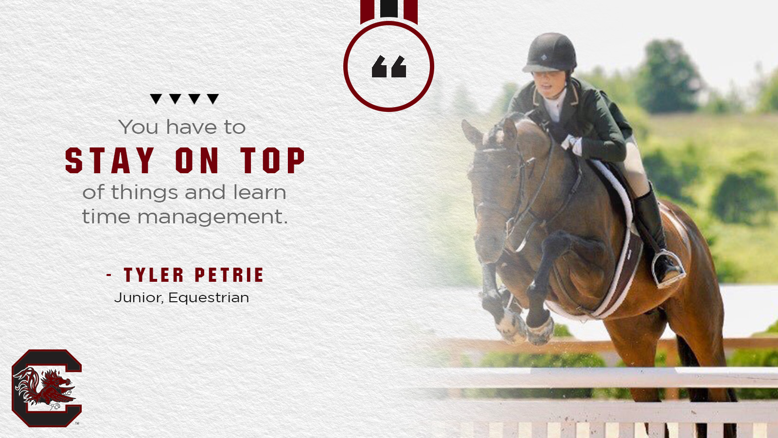 Equestrian Student-Athlete Learns Professional Side of the Industry