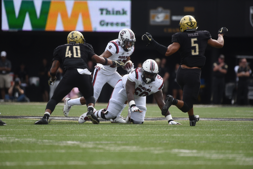 AJ Turner (25) vs. Vanderbilt (Sept. 22, 2018)