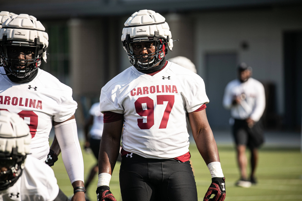 Devontae Davis (97) | Wednesday, Aug. 19, 2020 | Ken & Cyndi Long Football Operations Center | Columbia, S.C. | Photos by South Carolina Athletics