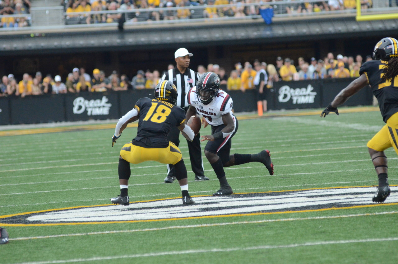 Dakereon Joyner (7) at Missouri (Sept. 21, 2019)