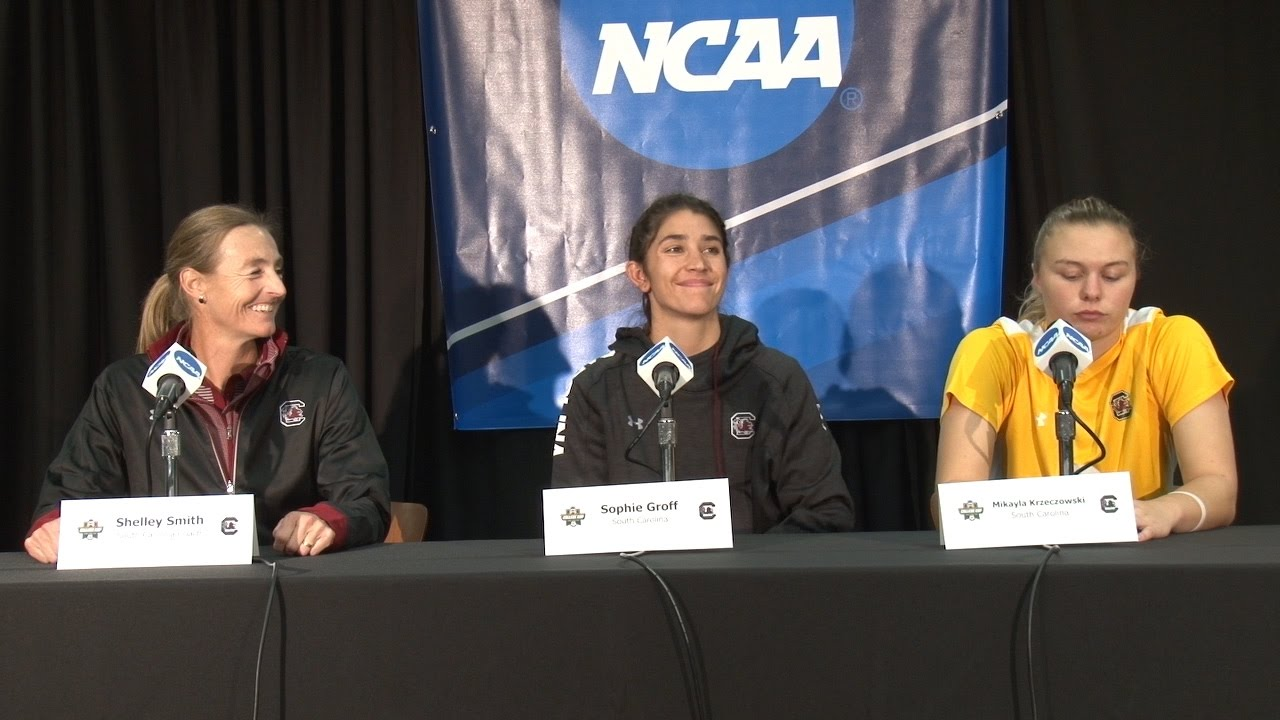 POST-GAME: Shelley Smith, Sophie Groff and Mikayla Krzeczowski — 11/17/16