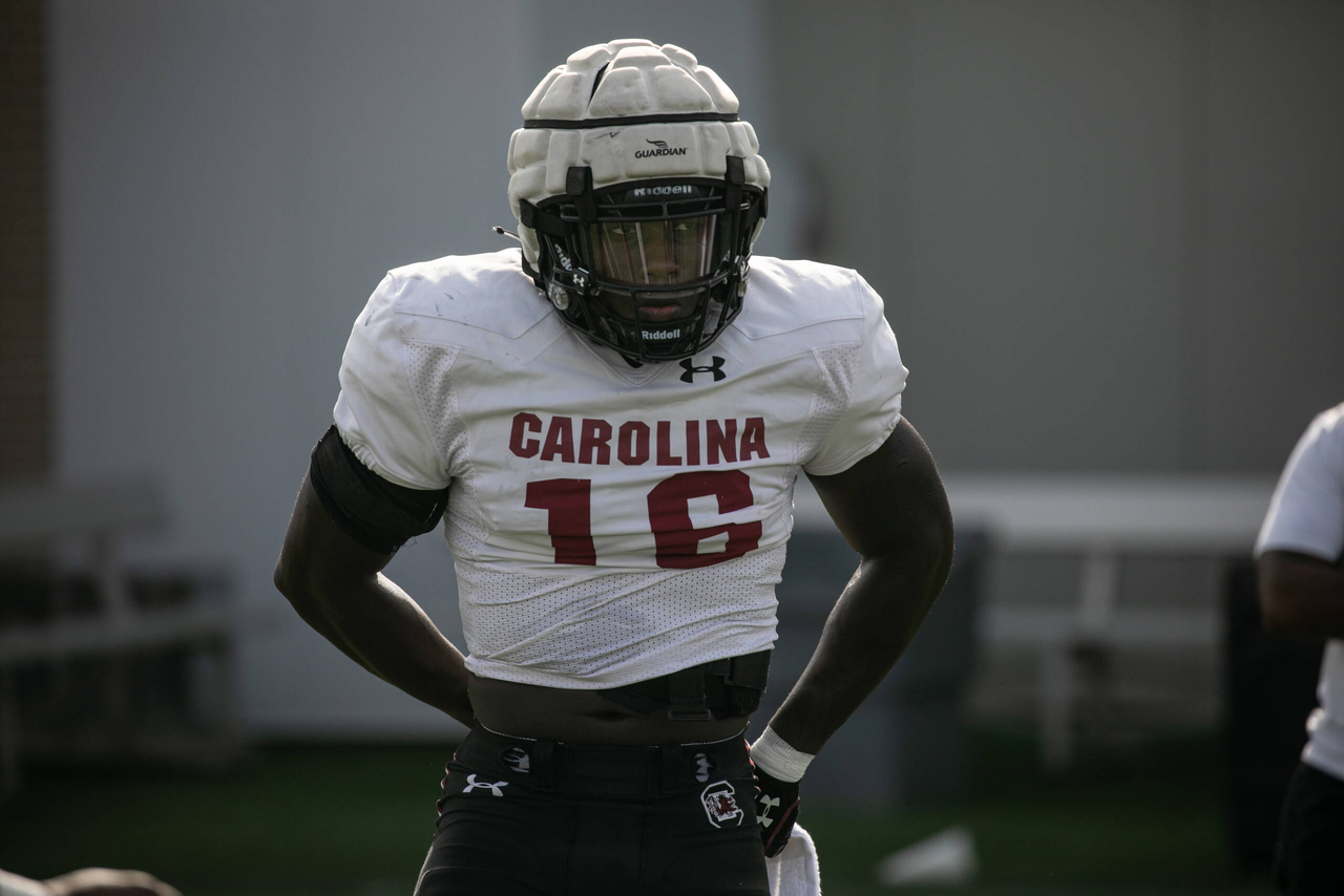 Rodricus Fitten (16) | Tuesday, Sept. 15, 2020 | Ken & Cyndi Long Football Operations Center | Columbia, S.C. | Photos by South Carolina Athletics