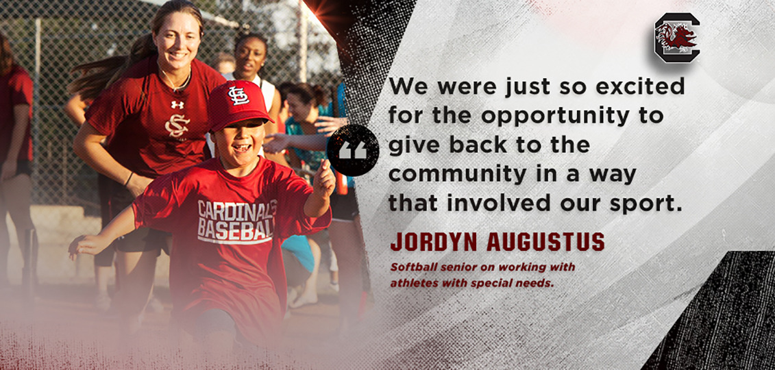 Softball Team Bonds with Local Recreation Team