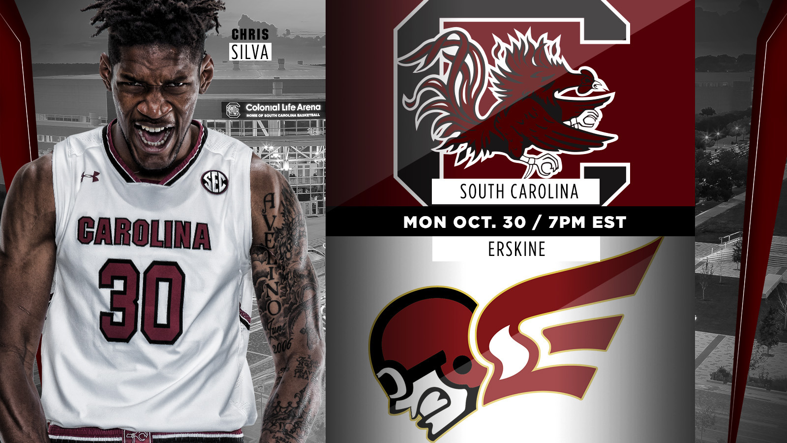 Gamecocks Host Erskine In Exhibition Matchup Monday Night