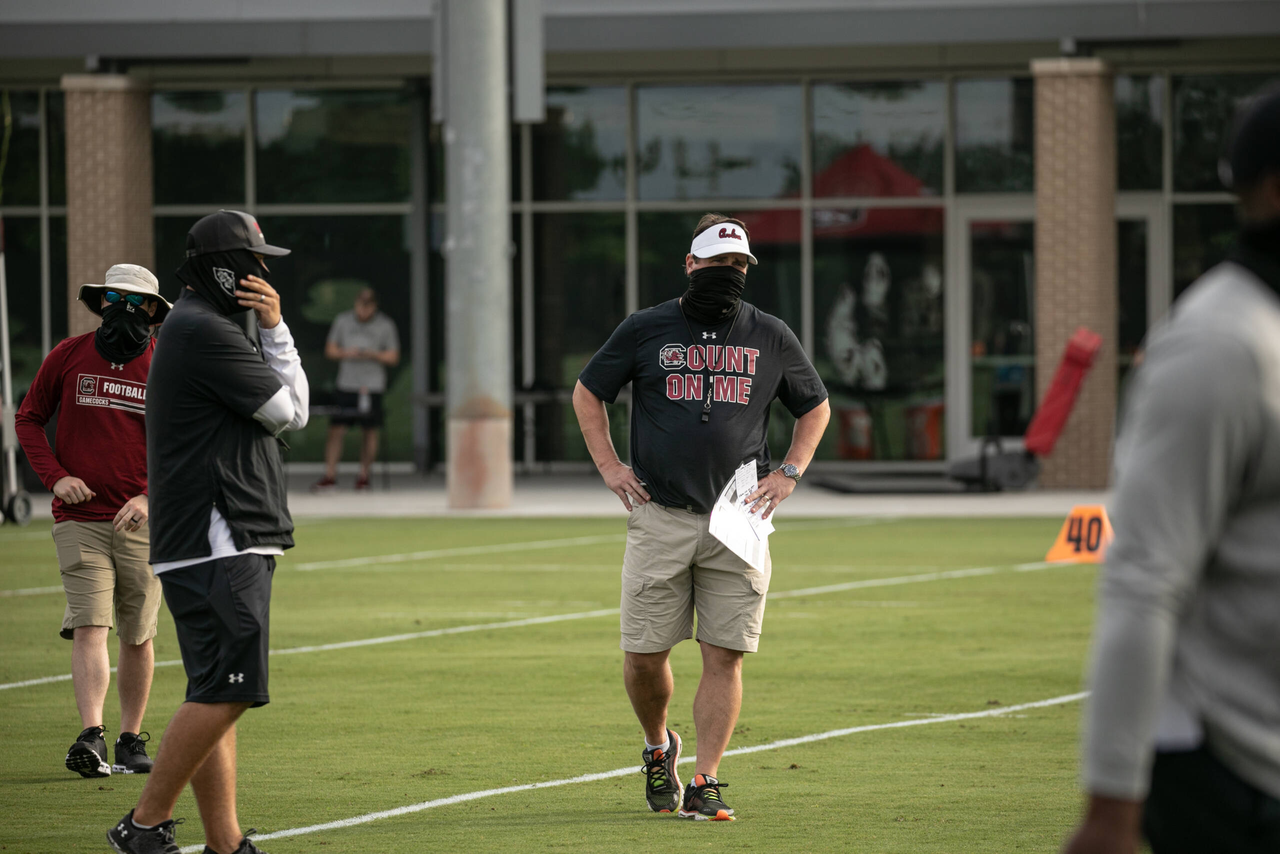 Tuesday, Aug. 18, 2020 | Ken & Cyndi Long Football Operations Center | Columbia, S.C. | Photos by South Carolina Athletics