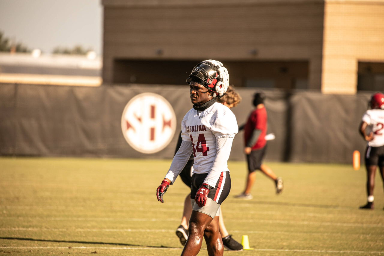 Sherrod Greene (44) | Thursday, Sept. 3, 2020 | Ken & Cyndi Long Football Operations Center | Columbia, S.C. | Photos by South Carolina Athletics