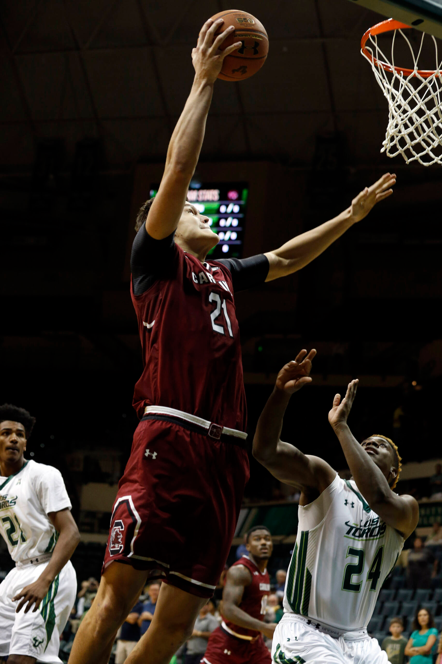 No. 16 South Carolina 77, USF 66