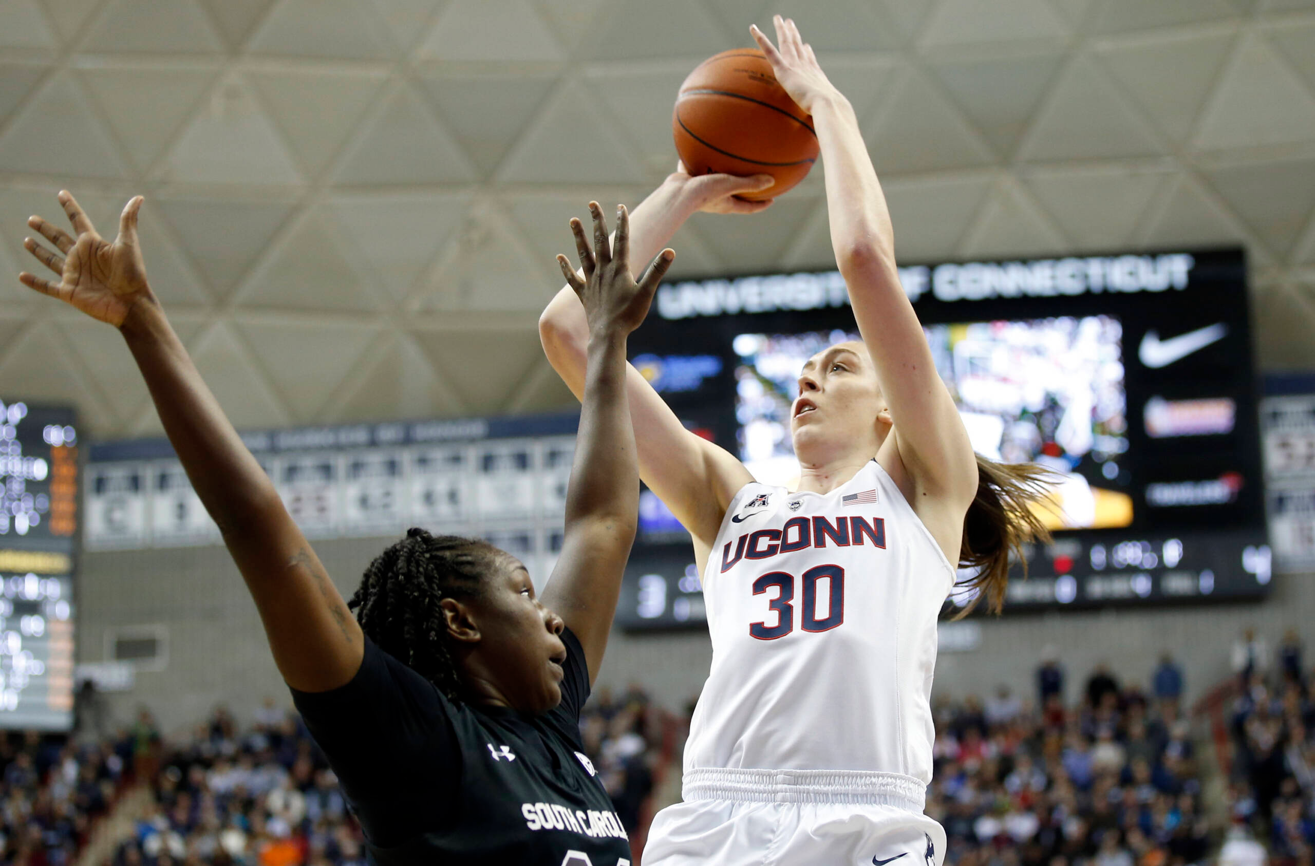 No. 1 South Carolina vs. No. 2 UConn