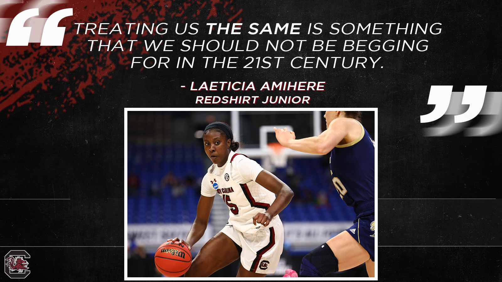 Amihere is Making an Impact On and Off the Court
